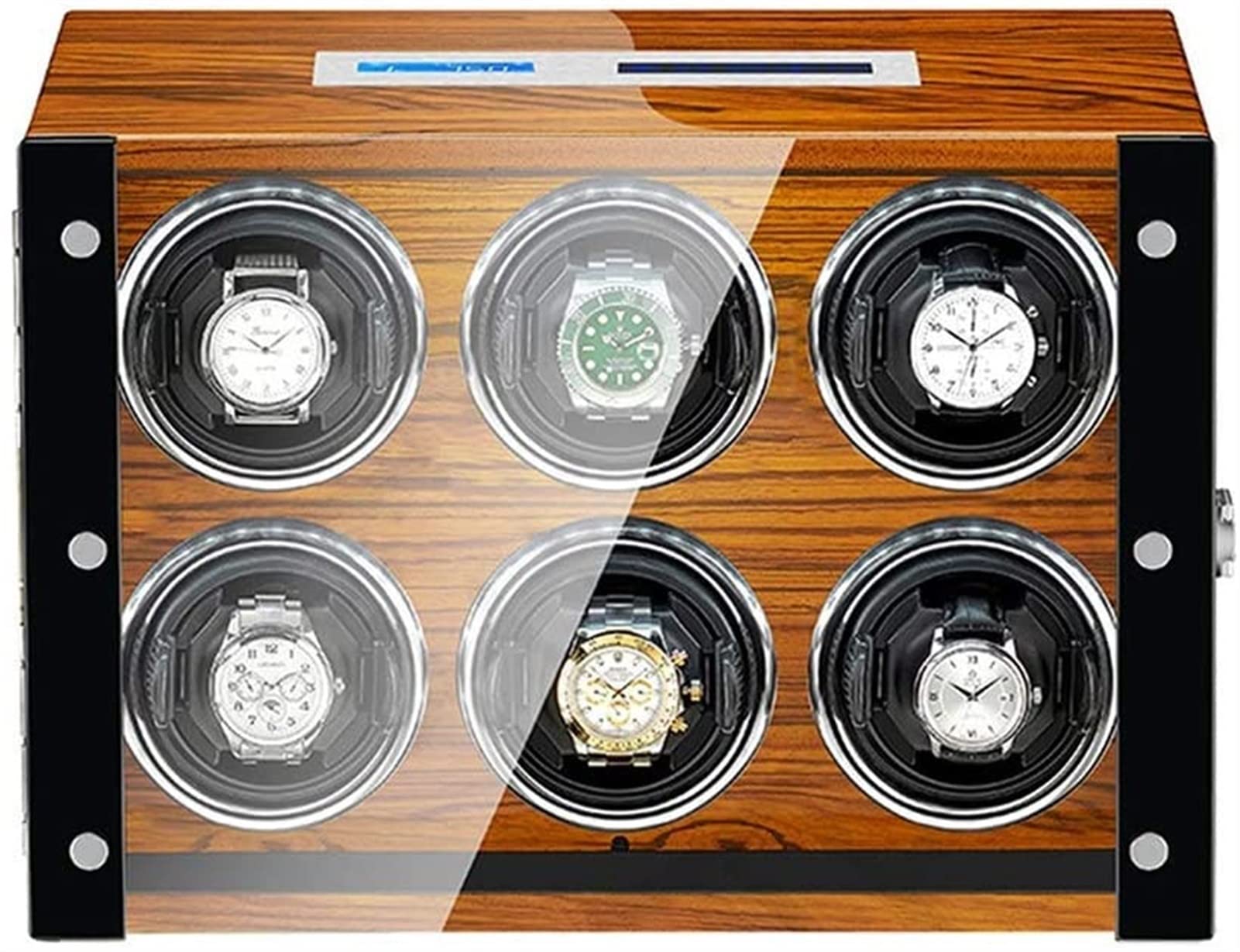 CGCSYZ Watch Winder For Automatic Watches With Remote Control LED Backlight LCD Display Control Screen Fit Lady And Man Watches Accessories