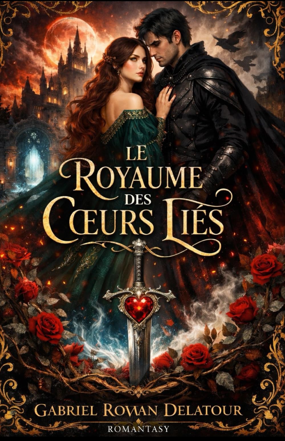Le Royaume des Cœurs Liés: Une romantasy sombre et envoûtante entre malédiction, amour interdit, magie ancienne et secrets (Les Héritières du Seuil)