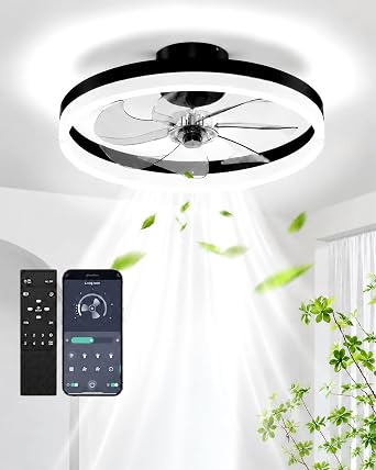 50 cm ceiling fan with lighting remote control and app control [Energy Class F]