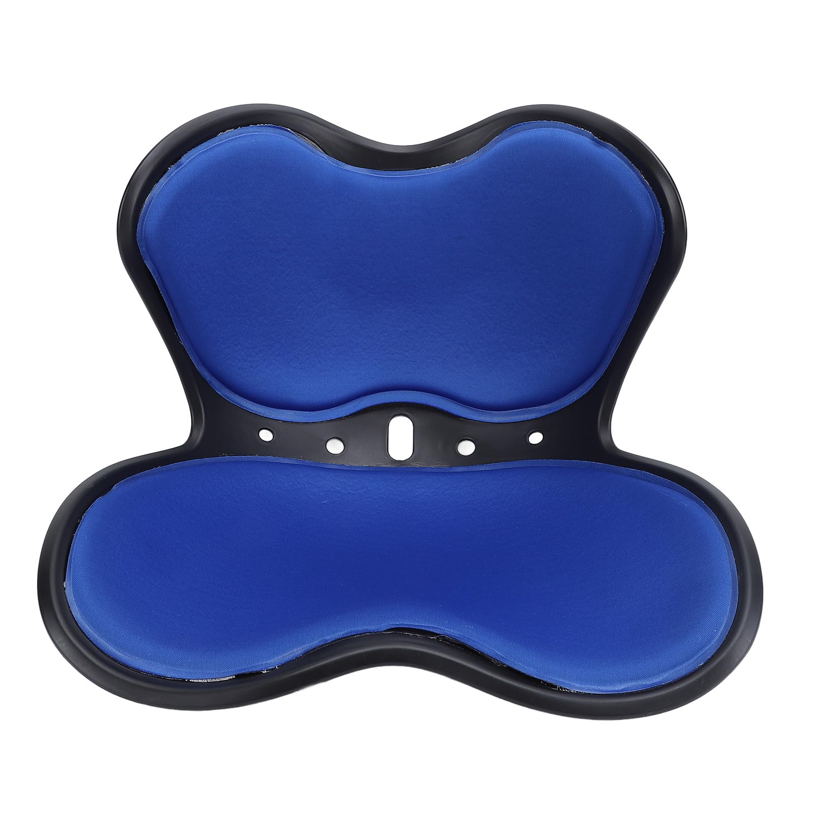 Naroote Soporte Lumbar Ergonómico, Silla de Soporte Lumbar para el Asiento del Piso Forma de Pétalos Multipropósito para Automóvil (Blue)