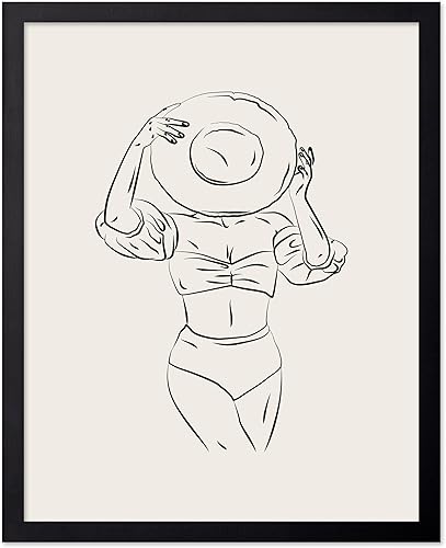 Miniatura 13 de Poster Master Póster de peonías – Estampado de flores retro – Ilustración floral – Ilustración en blanco y negro – Diseño de línea y abstracto –