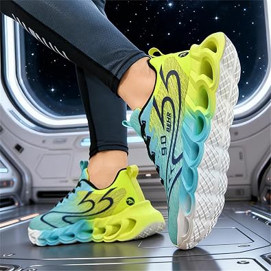 Men's Running Shoes, Soft High Rebound Sole, Breathable Upper, Lightweight, Comfortable, Suitable for Daily Running, Jogging and Casual Sports
