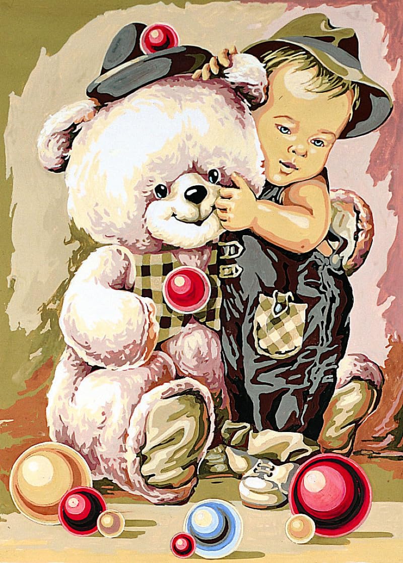 Toile imprimée Motif Ourson géant SEG #929.231 Little Man & His