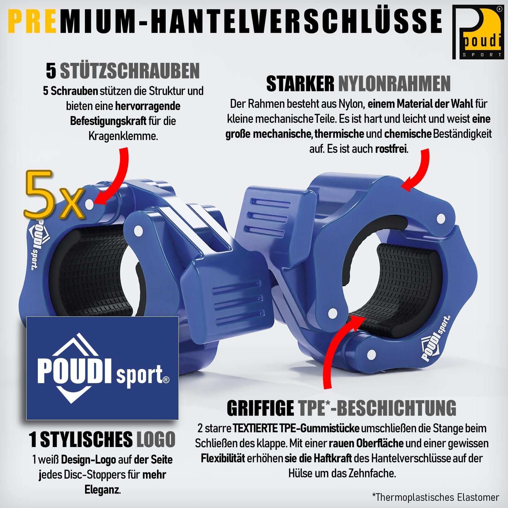 Barre curl EZ de musculation en acier chromé 120cm | 2 colliers de serrage + 2 anneaux amovibles | Ø : 28mm ou 30mm