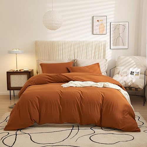 Miniatura 1 de VClife juego de funda de edredón de algodón de tamaño king, con patrón floral, ropa de cama ultrasuave y ligera, para niños, adolescentes y adultos