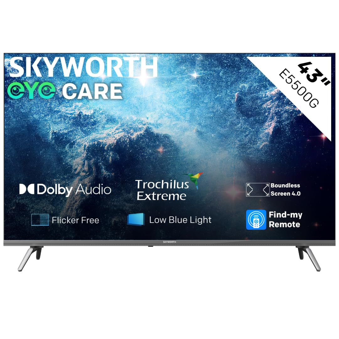 新品 SKYWORTH 43型4K スマートテレビ　Google TV Skyworth 43E5500G 43-Inch Full HD Google Smart TV : Amazon.co.za