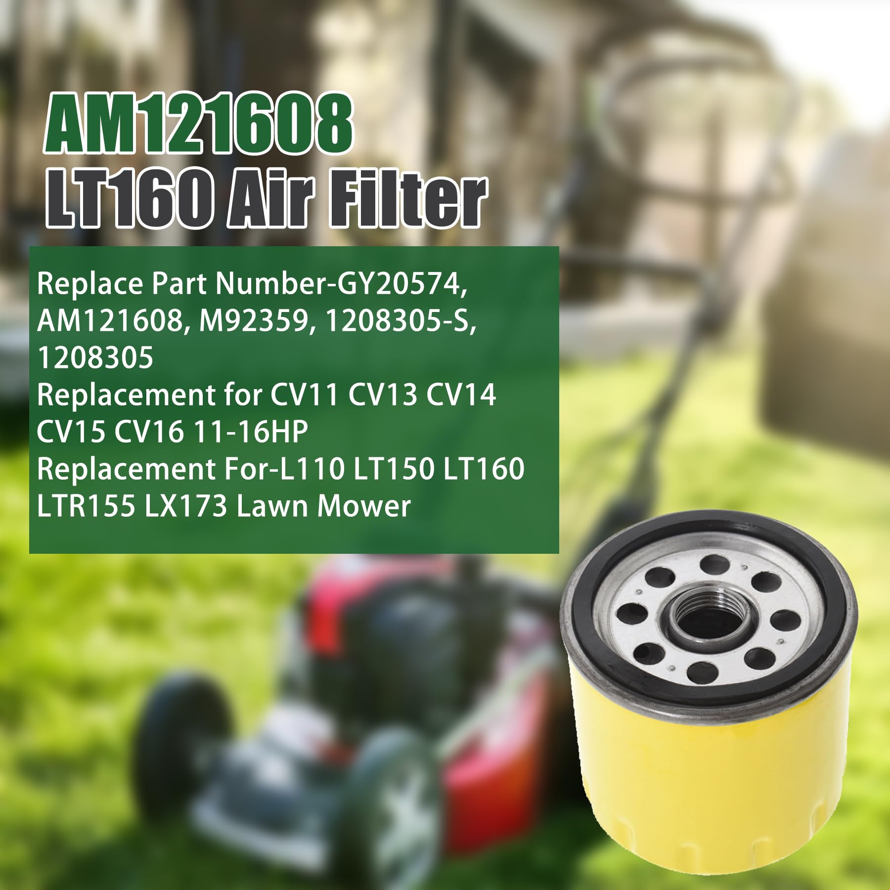 Amazon.com : marddpair LT160 Air Filter Replacement for John Deere 
