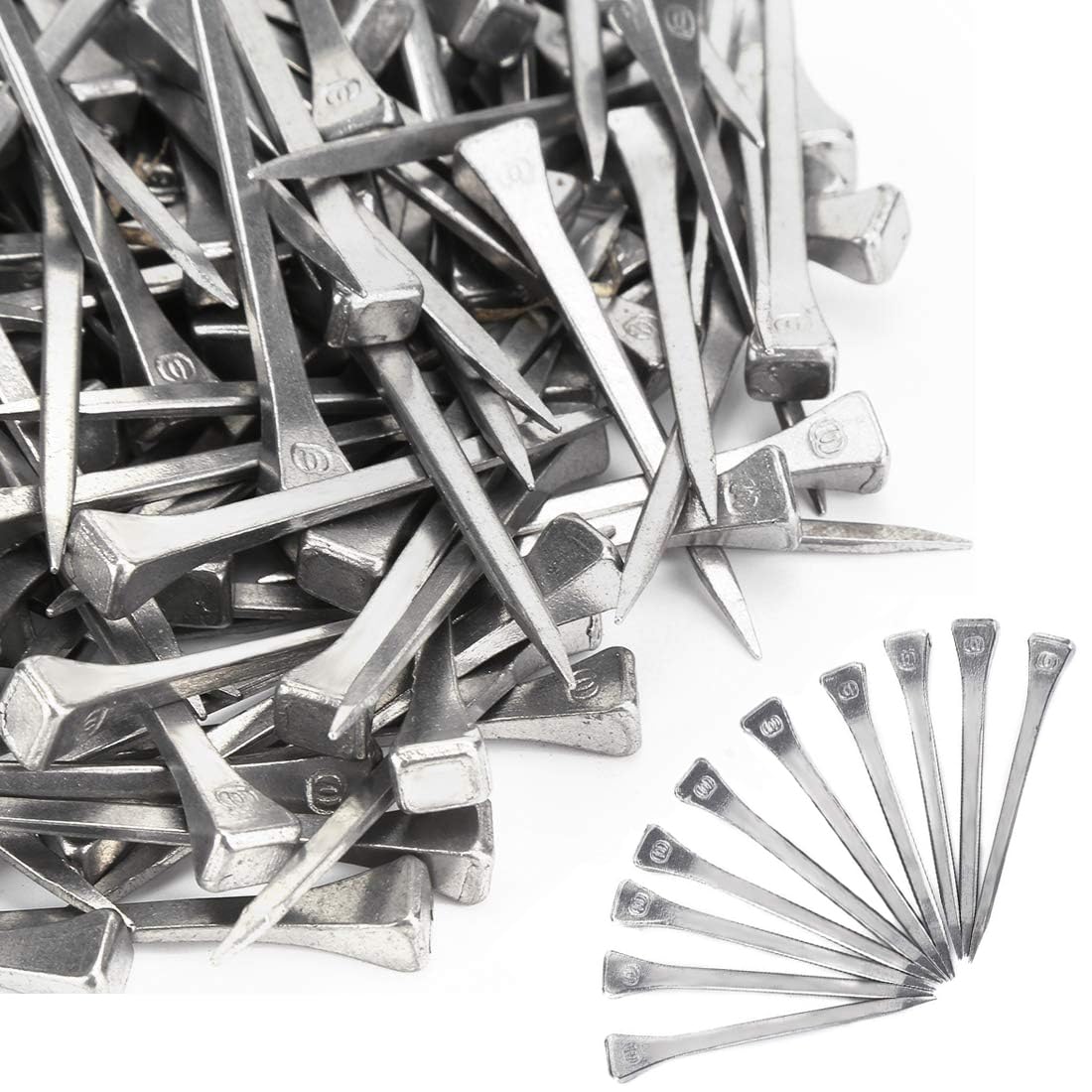 Clavo de Herradura Clavos De Acero De Caballo 5.4cm Caballo Clavo de Pezuña 30pcs para entrenamiento de caballos Deportes ecuestre para Vidrio de Plomo Fijo