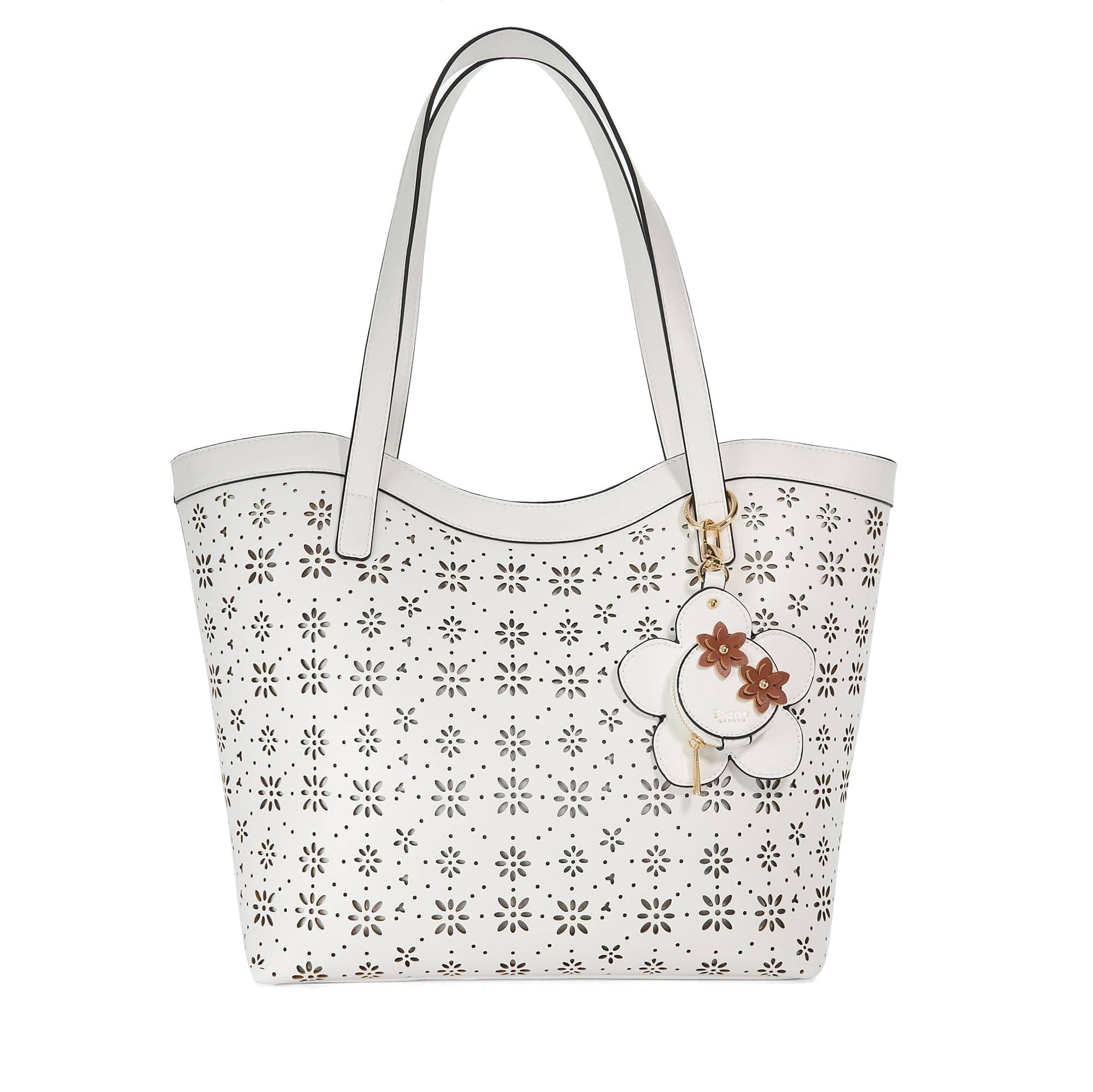 Dune London Women's White 'Daizies' Shoulder Bag In
