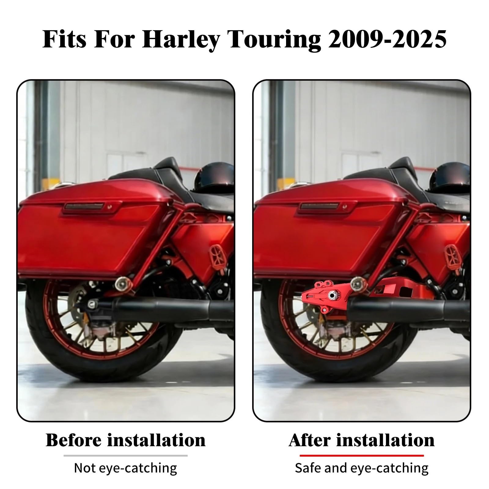 Pasuje Do Harley Touring Electra Road Przemieszczanie Się Po Ulicy Road King 2009-23 Stojak Na Widelec Tylnego Koła Ramię Wahadłowe Widelec Wspornik(Chrome Swing Arm)