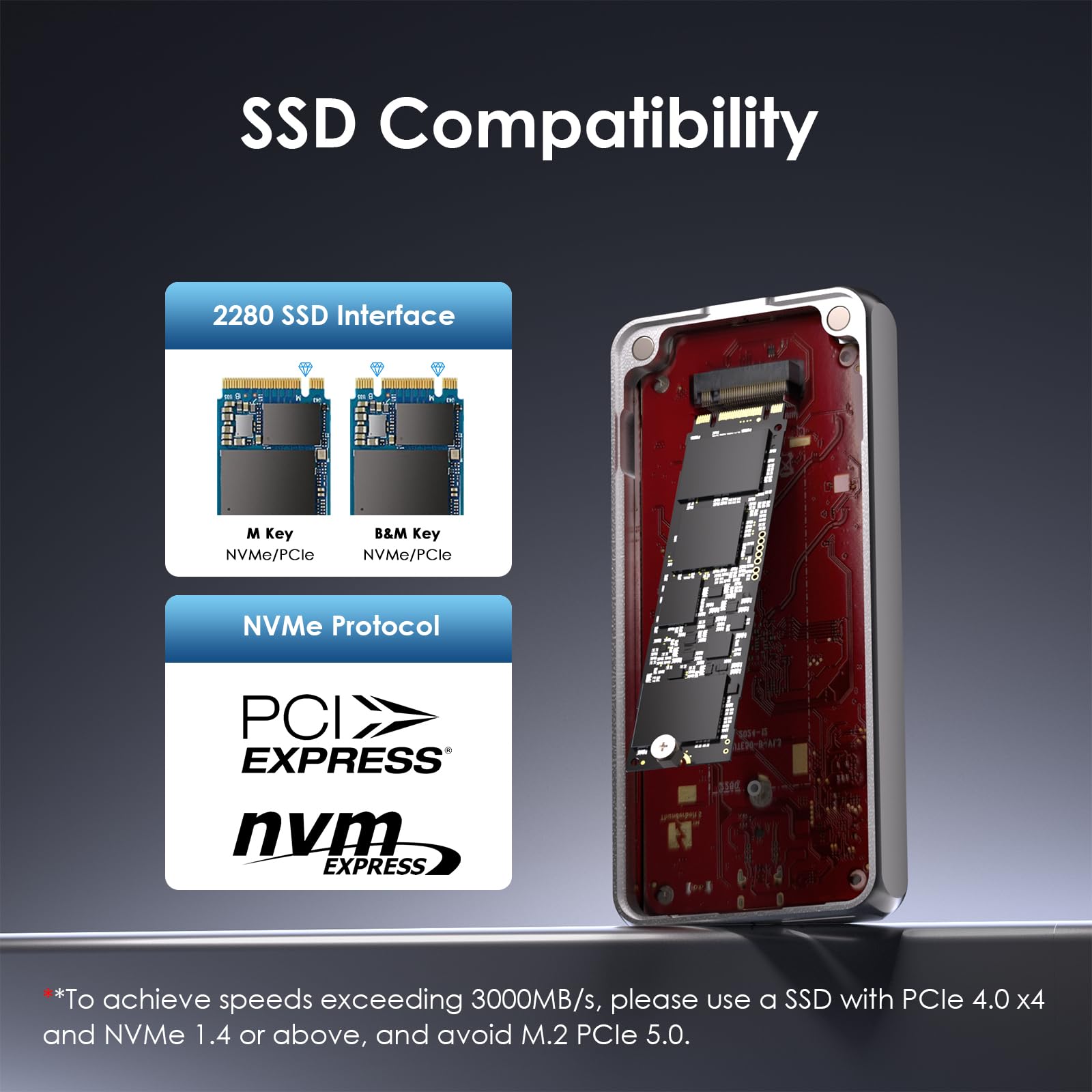 WAVLINK 80Gbps M.2 SSD 外付けケース Amazon.com: WAVLINK 80Gbps M.2 NVMe SSD Enclosure with