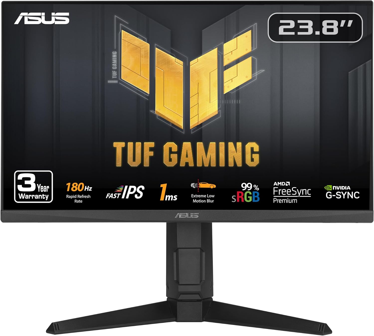 ASUS TUF Gaming 24” (23.8” viewable) 1080P Monitor (VG249QL3A) - Full HD