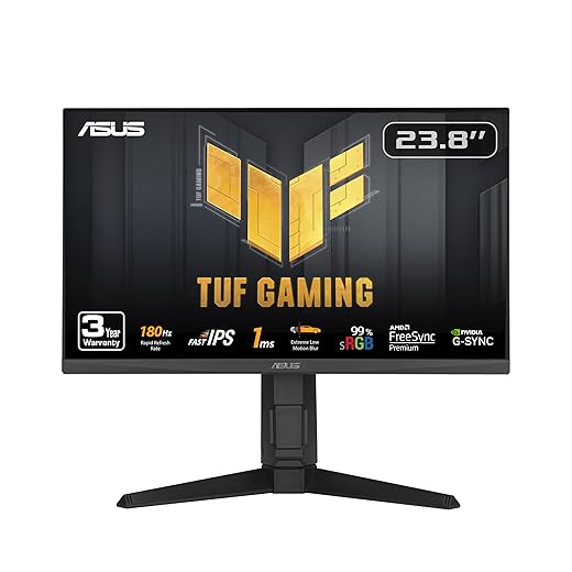 ASUS TUF 24-inch 180Hz Full HD Gaming Monitor