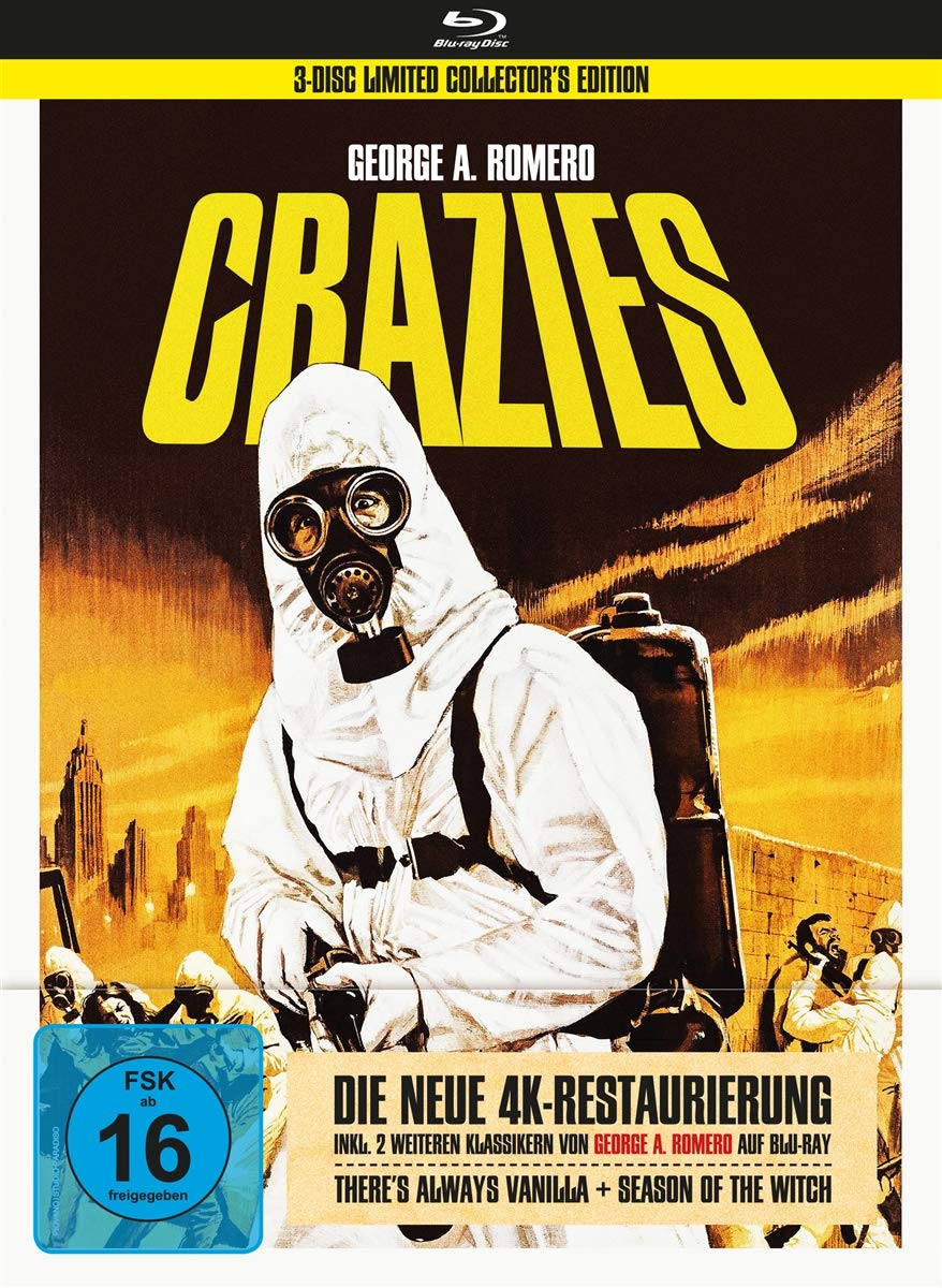 George A. Romero's Crazies Blu-ray 3-Disc Collector's Edition im Mediabook con Bonusfilme