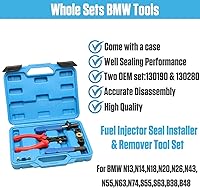 Vista 3 de Herramienta de instalación y extracción de inyector de combustible, kit de herramientas de instalación de extracción de sellos de aceite compatible