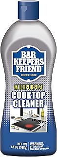 BAR KEEPERS FRIEND Multipurpose Cooktop Cleaner (13 oz) - Liquid Stovetop Cleanser - Safe for Use on Glass Ceramic Cooking...