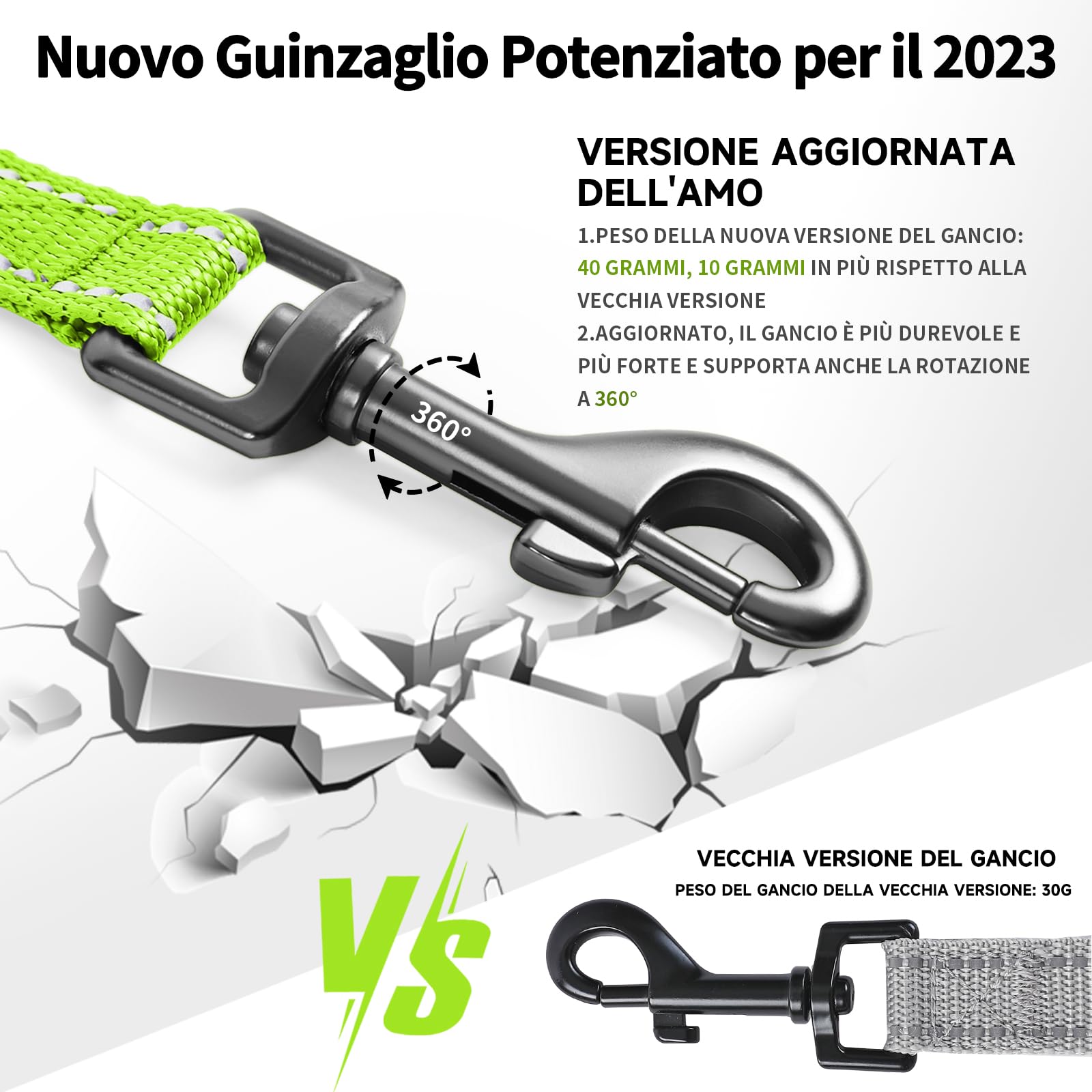 COMSLE Guinzaglio Addestramento per Cani, Lunghina per Cane Cani 3 metri / 5 metri / 10 metri / 15metri / 20metri con Gancio Robusto e Manico Imbotita, Guinzaglio per Cani Piccola e Taglia Grande