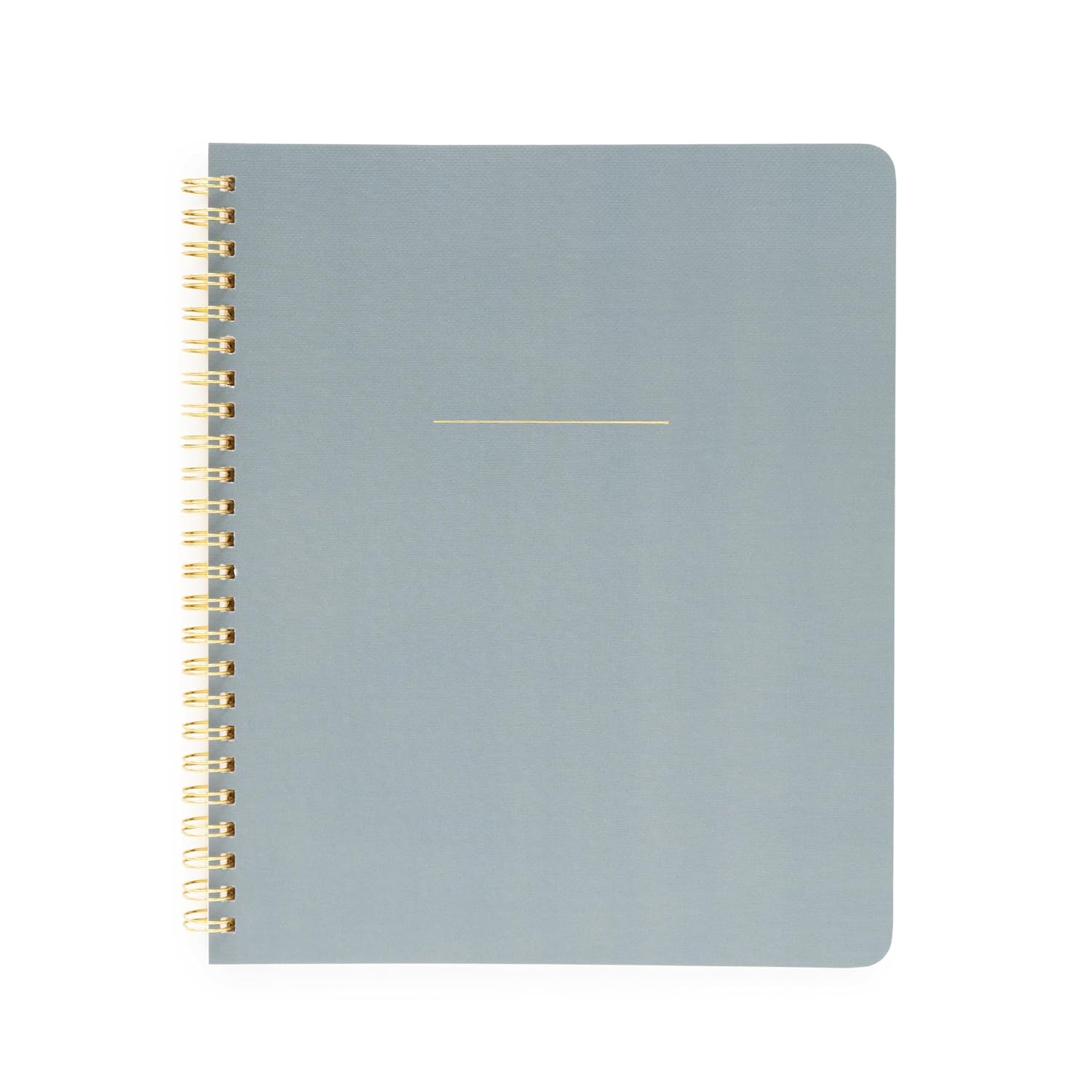 Sugar Paper Spiral Notebook, Dusty Blue Stripe, 50 Lined Pages, Spiral Bound Notebook, Single Subject, Note Taking, To Do List, Office Accessories, 7" x 8.5"