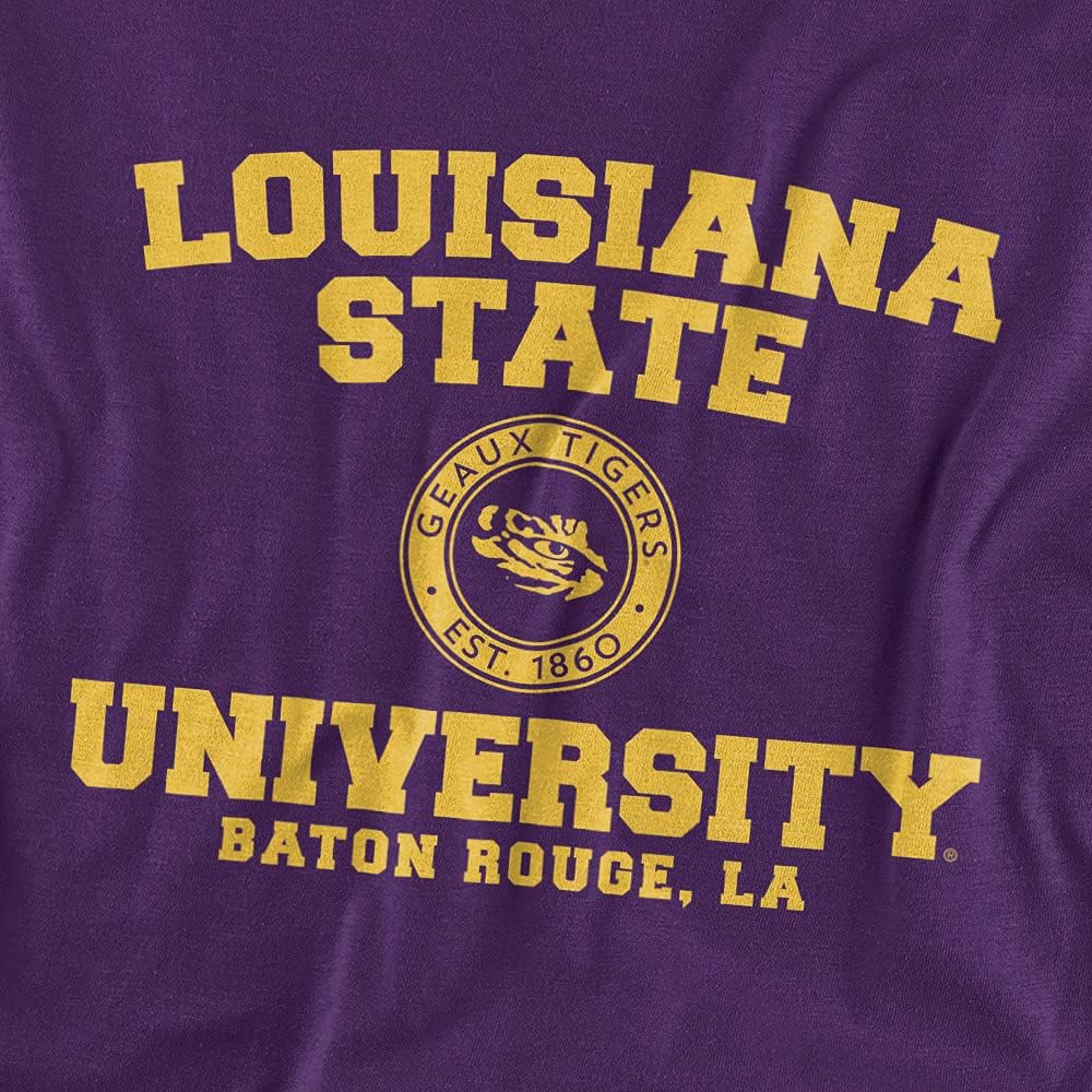 Louisiana State University LSU Official Unisex Adult T Shirt Collection