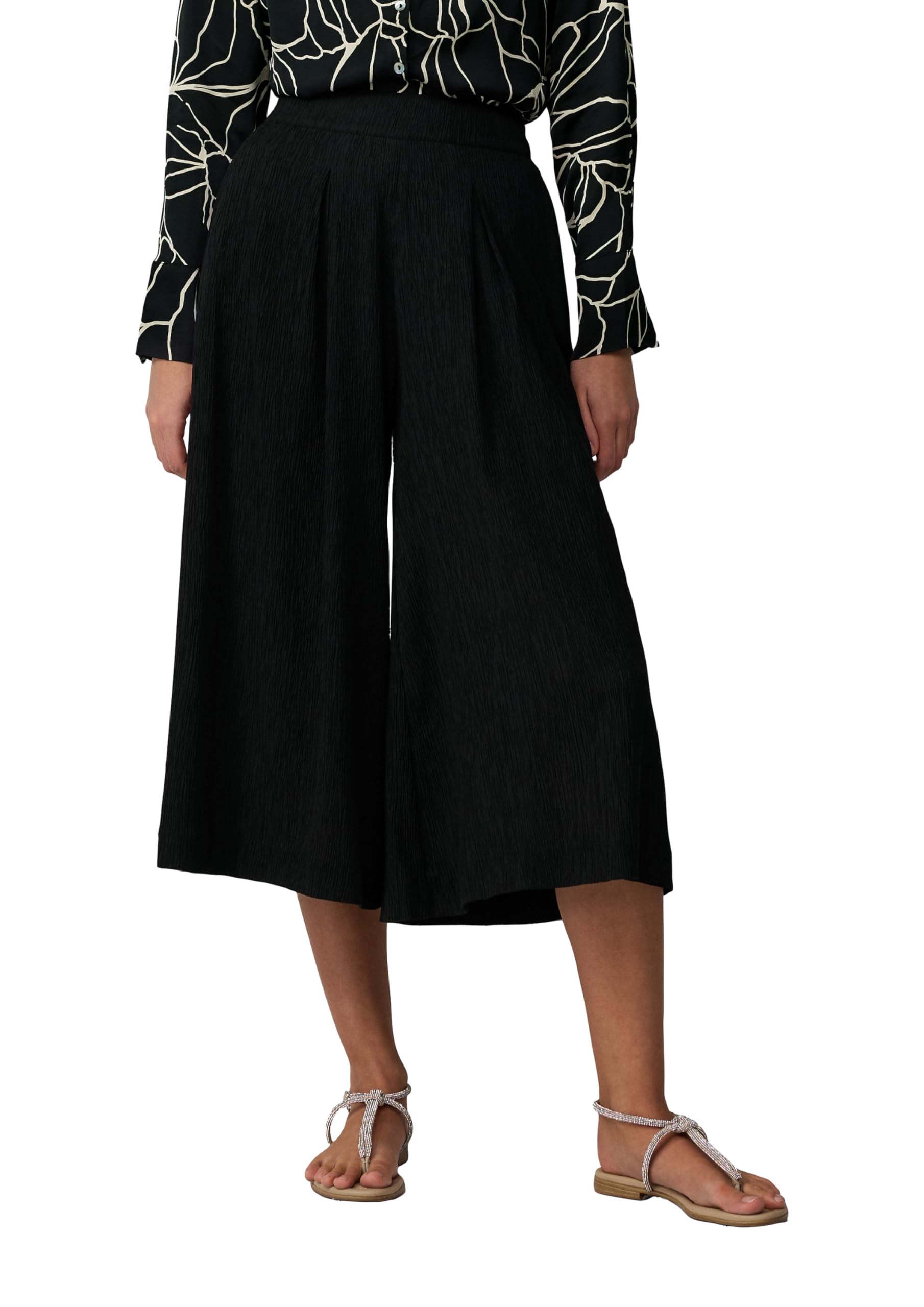 s.Oliver Hosenrock im Crinkle-Look mit Elastikeinsatz