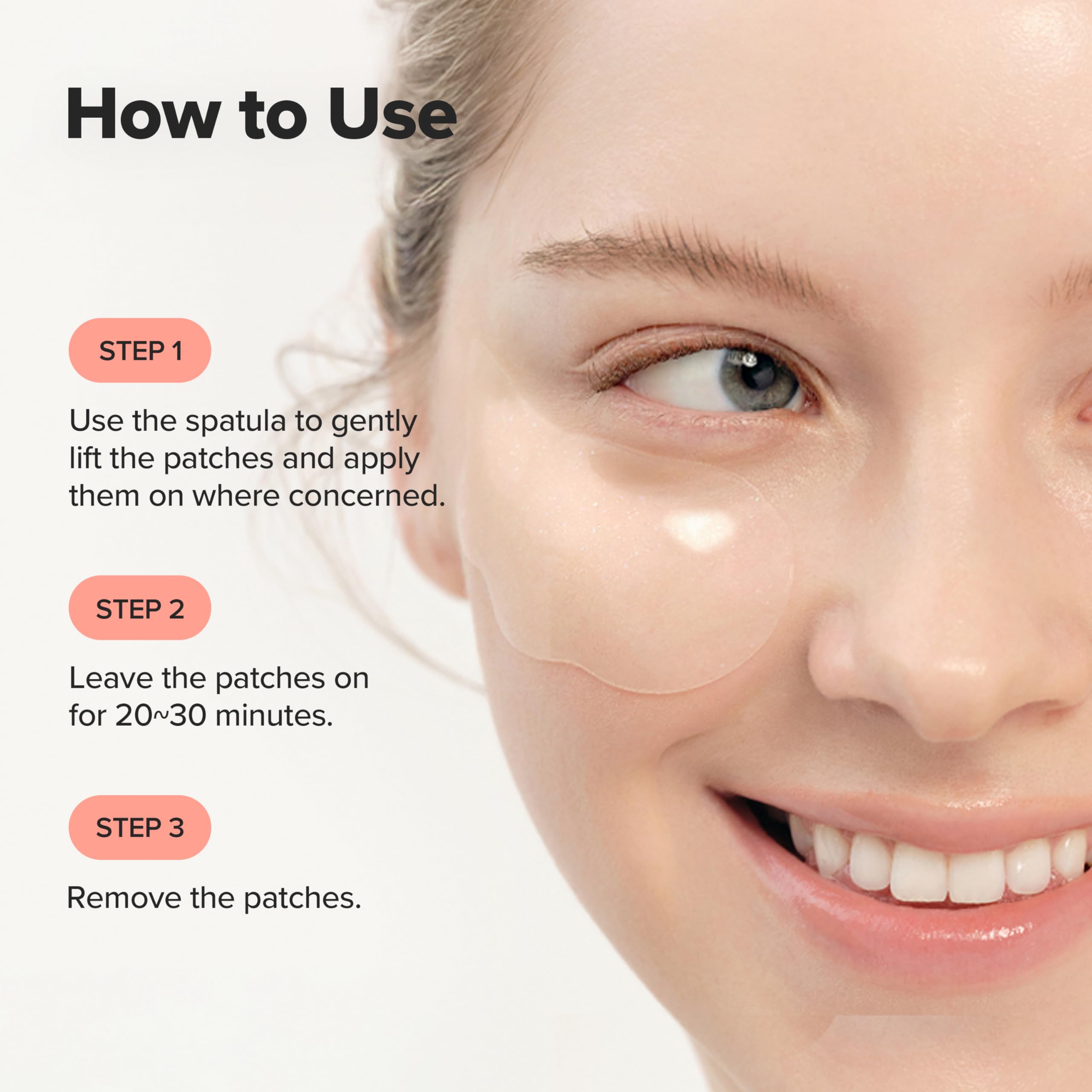 Beauty of Joseon Revive Under Eye Patch, maseczka pod oczy, płatki pod oczy przeciw opuchliznom i cieniom pod oczami, 60 sztuk (30 par) | płatki pod oczy, przeciw opuchliznom, przeciw cieniom pod oczami, 30 par
