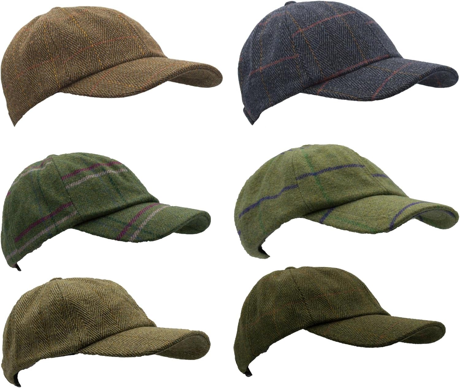 Walker and Hawkes Derby Tweed Shoulden Baseball Cap - Image 6