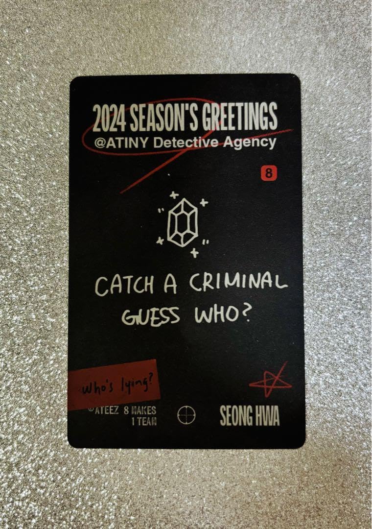 Amazon.co.jp: ATEEZ シーグリ 2024 ソンファ トレカ : おもちゃ