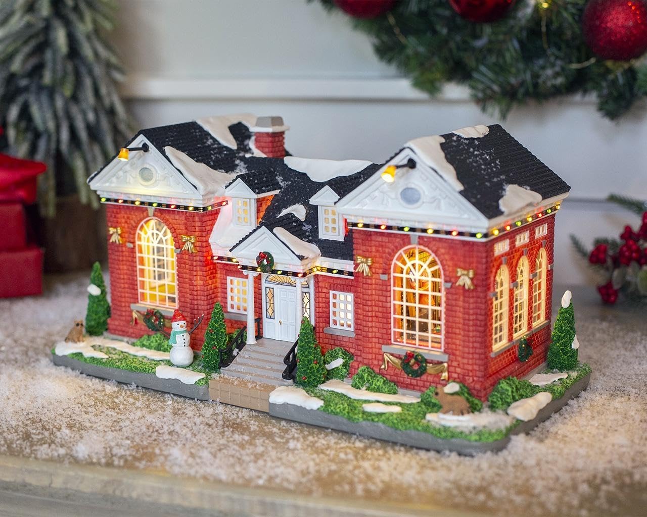 Lemax Village Collection Public Library, with 4.5V Adaptor