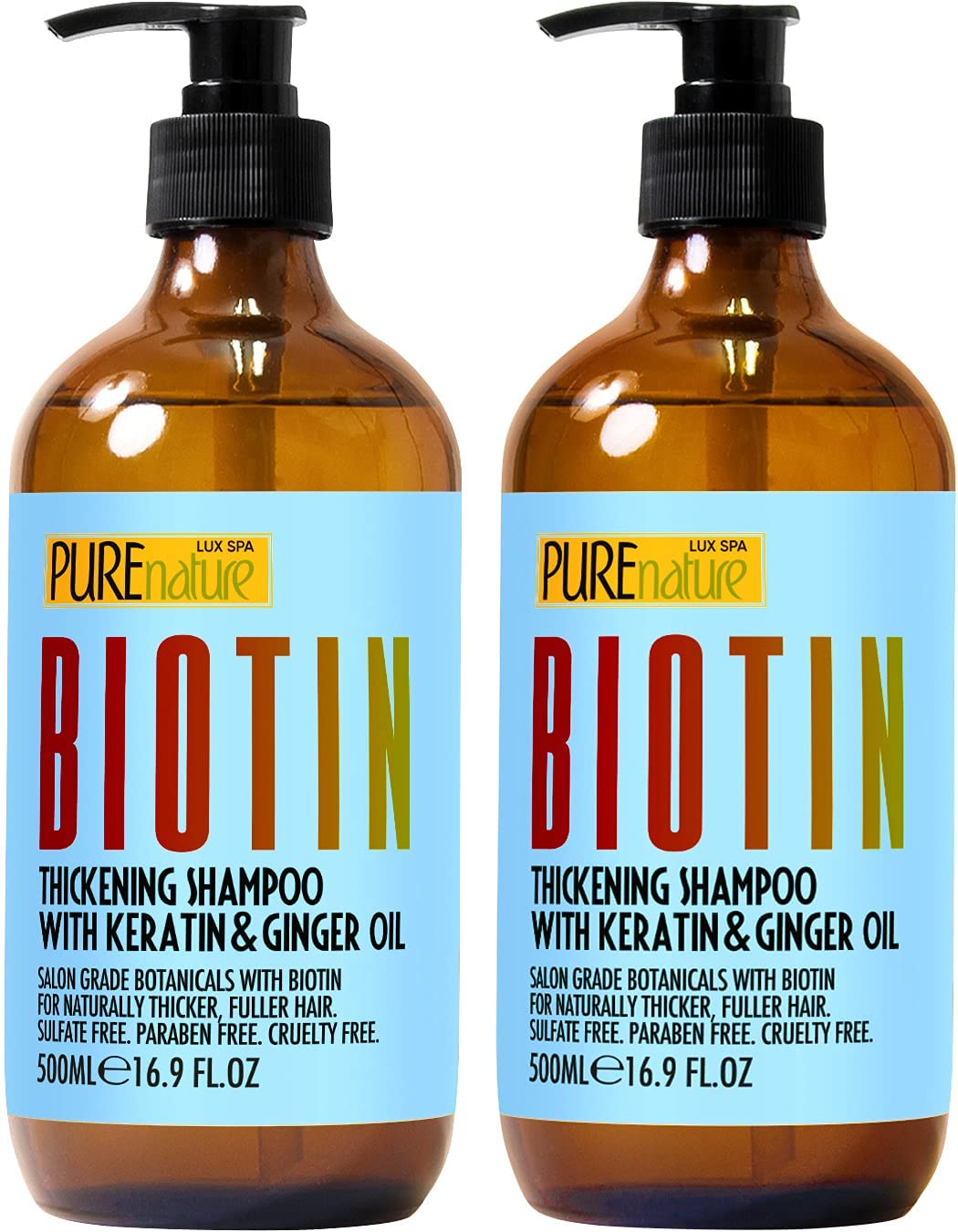 PURE NATURE Biotin Shampoo and Conditioner Set and Biotin Hair Mask