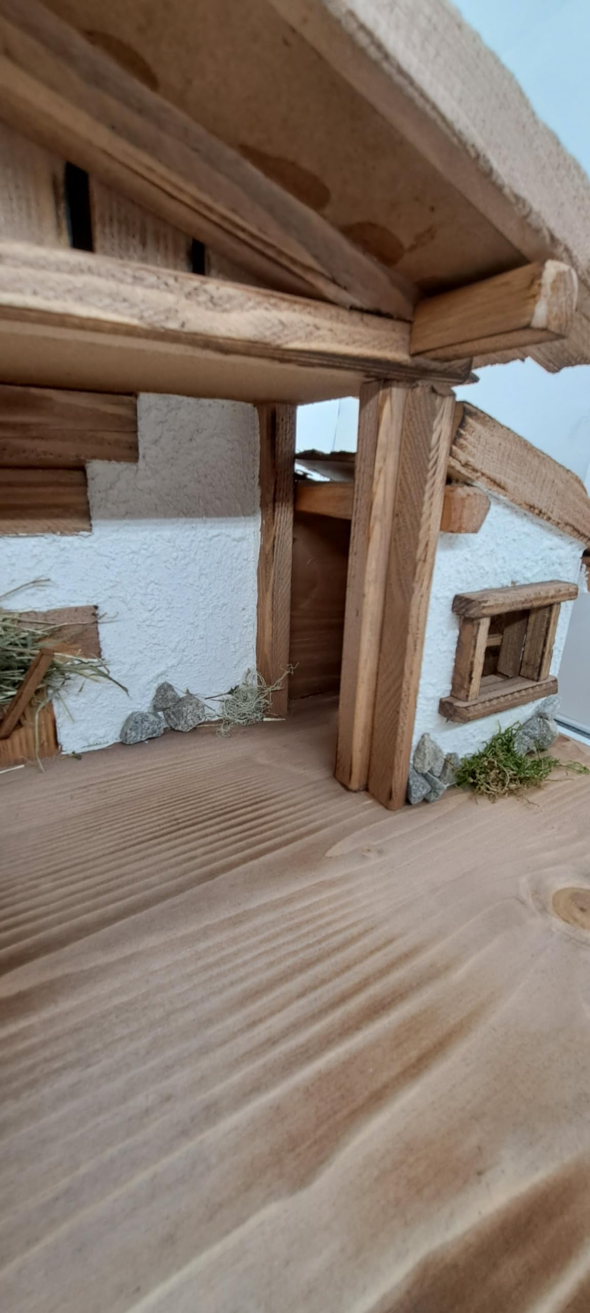 Crèche de Noël XXXL - Crèche de Noël avec figurines (K1F)