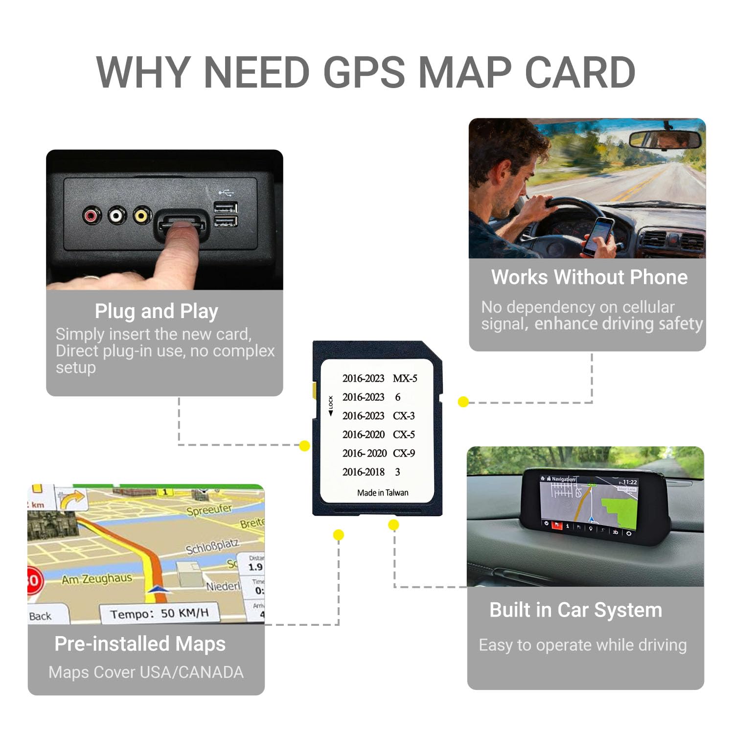 Amazon.com: Latest GPS Navigation SD Card BHP166EZ1T for 3 6 CX-3
