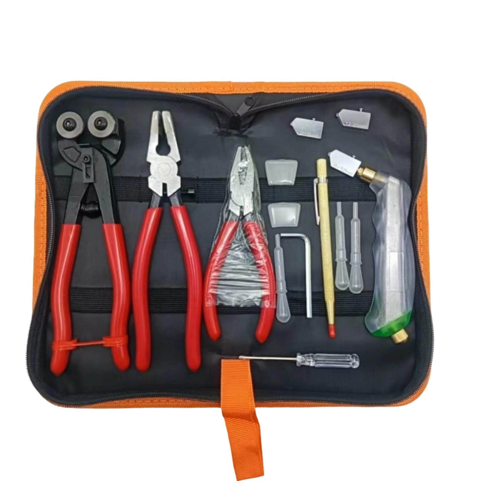 Alicates de corte de vidrio de metal industrial, agarre antideslizante, herramienta de corte profesional, colección de herramientas de reparación, corte de trabajo