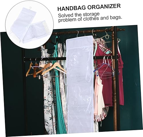 Miniatura 6 de Didiseaon Bolsa de almacenamiento colgante Organizador de bolsas Organizador de armario Diseño de ventana Tela no tejida Ahorro de espacio