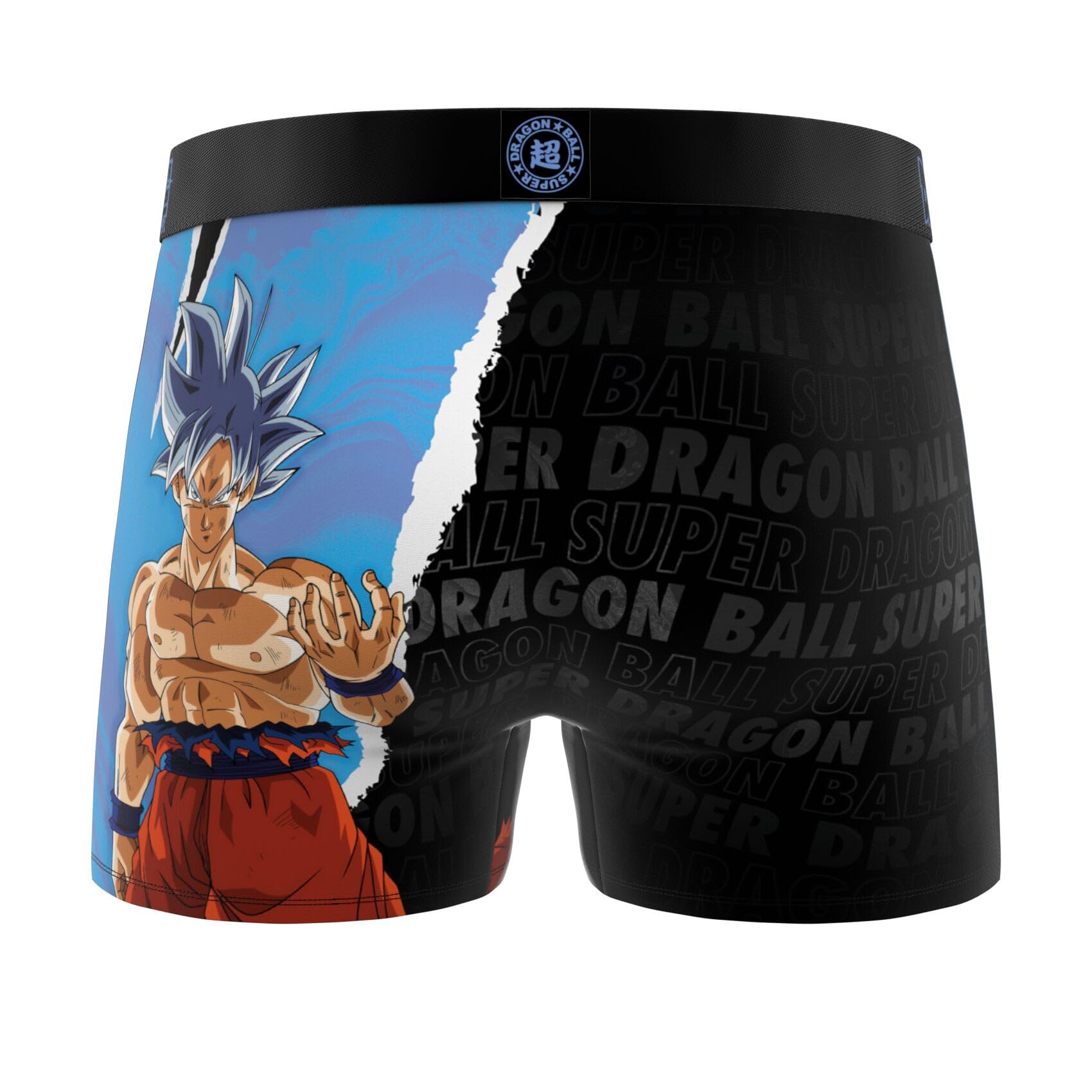 FREEGUN Boxer Enfant Dragon Ball Super, Caleçon Garçon, Vegeta, Sangoku, Maintien Anti-Glisse et Agréable (Lot de 4)