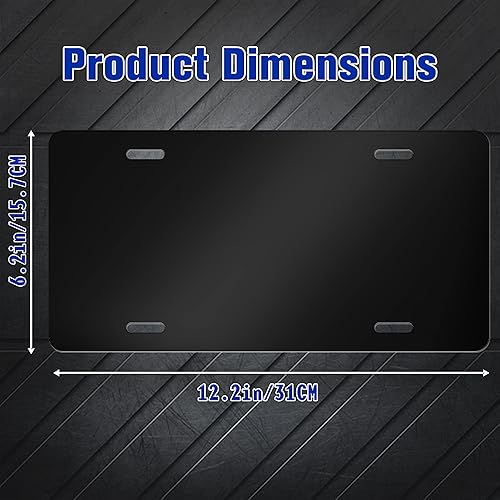 Miniatura 4 de Cubierta de placa de matrícula de lobo, diseño de lobo de montaña, divertido animal de lobo aullador, accesorio de decoración de automóvil de acero