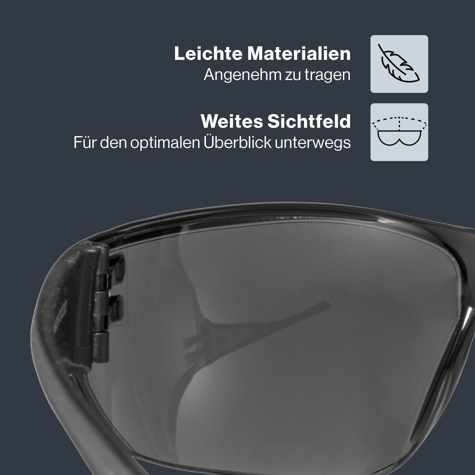 uvex sportstyle 204 - Sportbrille für Damen und Herren - 100% UVA-, B, C Schutz - druckfreier Sitz & perfekter Halt - 4
