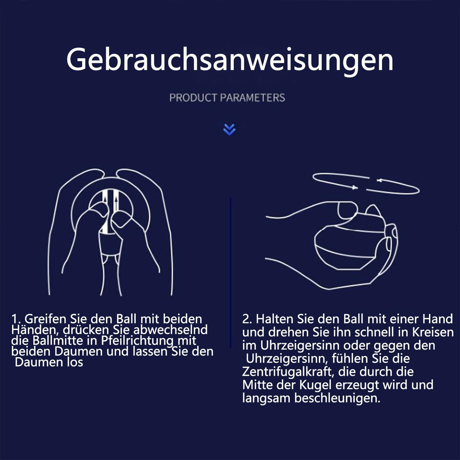 Gyroskopischer Handtrainer Autostart, Gyroskope für Handübungen mit LED Licht Handgelenk Trainerball mit FarbigeLichter Rotationsball Handgelenk Ball zum Training der Hand und Armmuskulatur