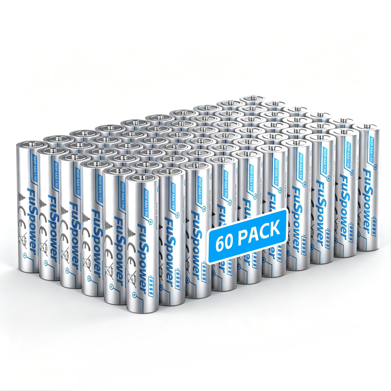 Amazon.com: Fuspower AAA Batteries Long Lasting: 1.5V Triple A
