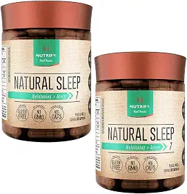 Kit 2X: Natural Sleep Nutrify 60 Cápsulas