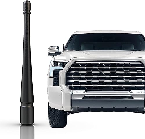 Almuinum - Antena corta para Tundra 1999-2025/1995-2016 Tacoma Accesorios – Reemplazo de antena de camión a prueba de lavado de coche – 4 pulgadas