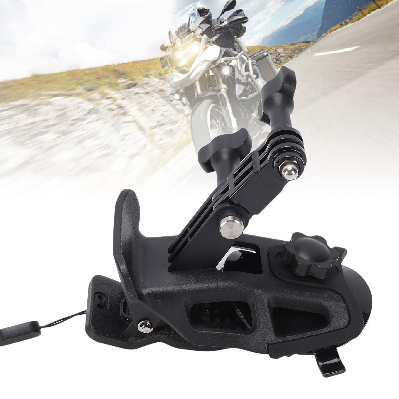 Abrazadera para casco de cámara ajustable multiángulo con montaje en barbilla para casco para Action Ace Series