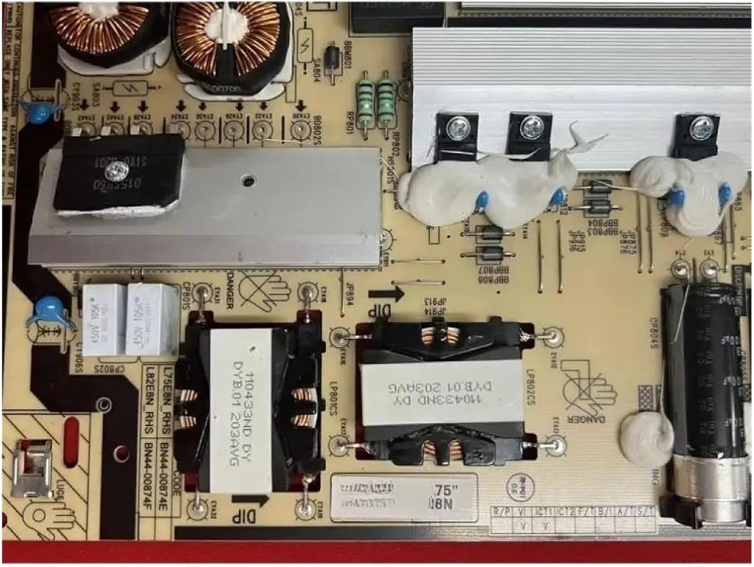 Power Supply Board BN44-00874E Compatible with Samsung QN75Q6DRAF QE75Q60RAT QA75Q60RA