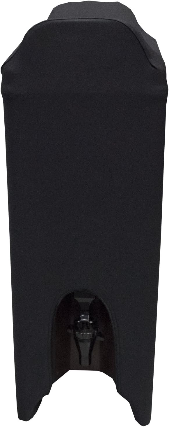 Snap Drape 100% Polyester/Spandex Elastic 2.5 G Beverage Dispenser Cover - Snug Fit Budget Stretch Cover for 2.5 Gallon Beverage Dispensers