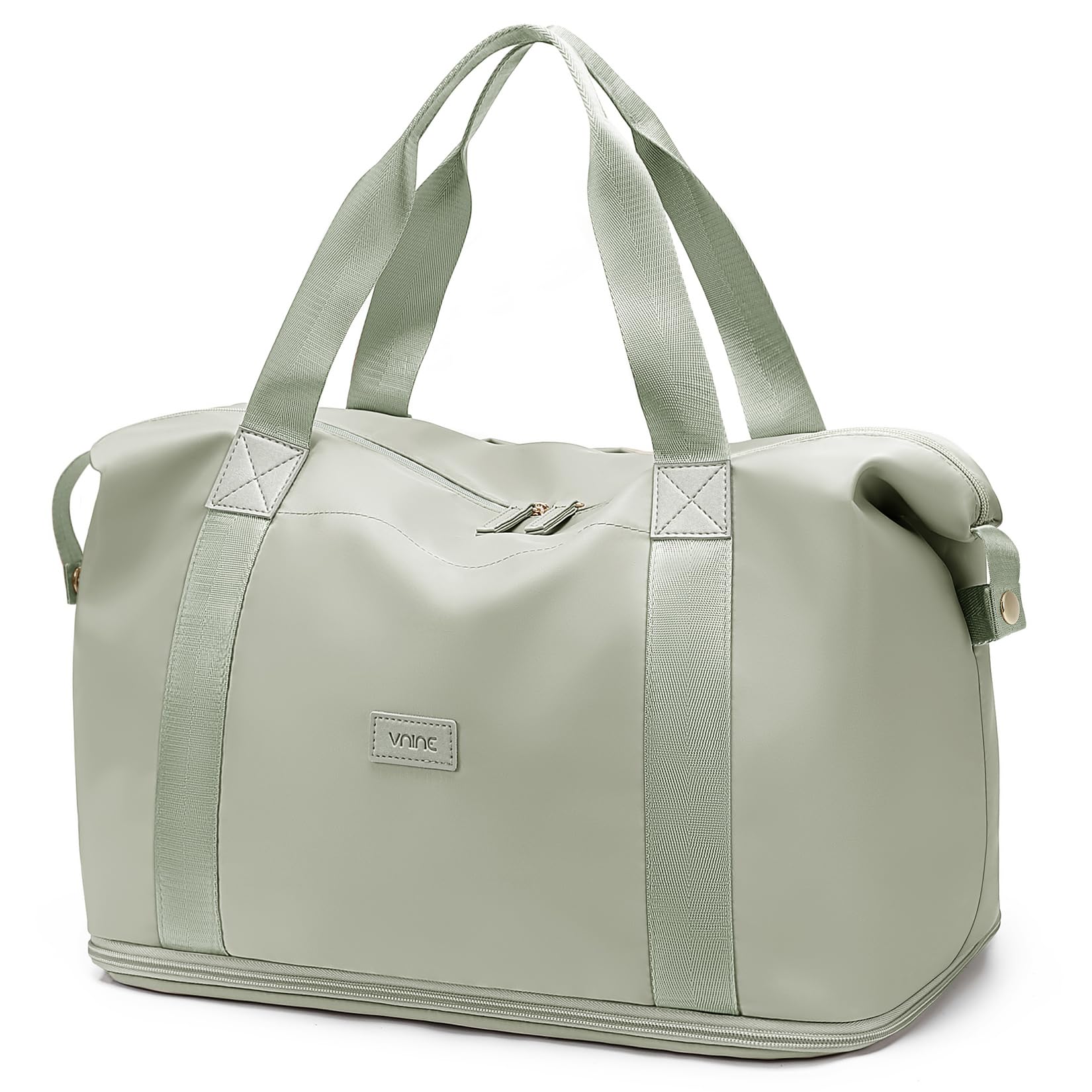 VNINE Erweiterbare Reisetasche Damen – 40L Weekender Handgepäck Tasche, wasserdichte Sporttasche & Schwimmtasche, Travel Bag, Kliniktasche Geburt, Duffle Bag für Flugreisen