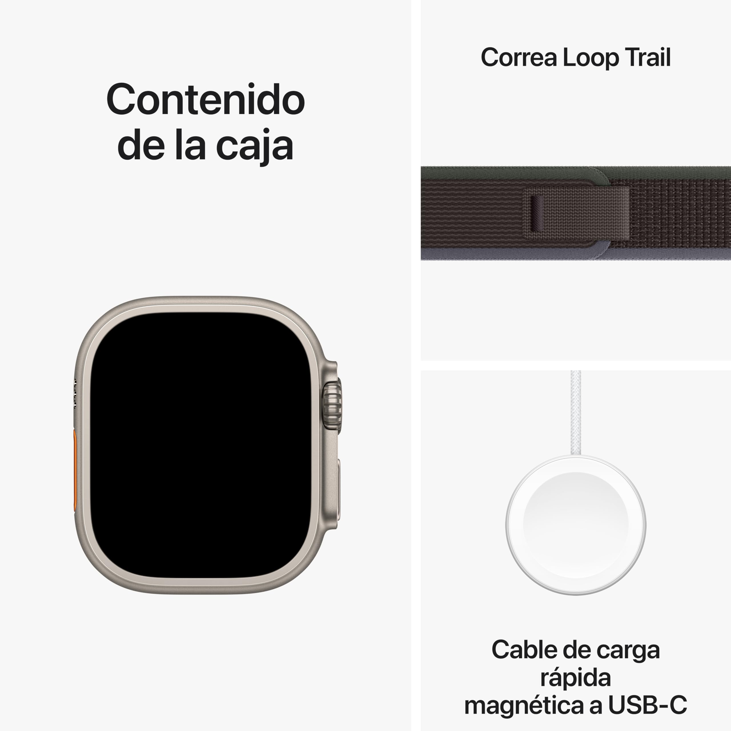 Apple Watch Ultra 2 [GPS + Cellular] Smartwatch con Caja de Titanio Resistente de 49 mm y Correa Loop Trail Azul/Negra - Talla M/L. Monitor de entreno, GPS de Alta precisión, Neutro en Carbono — view 6