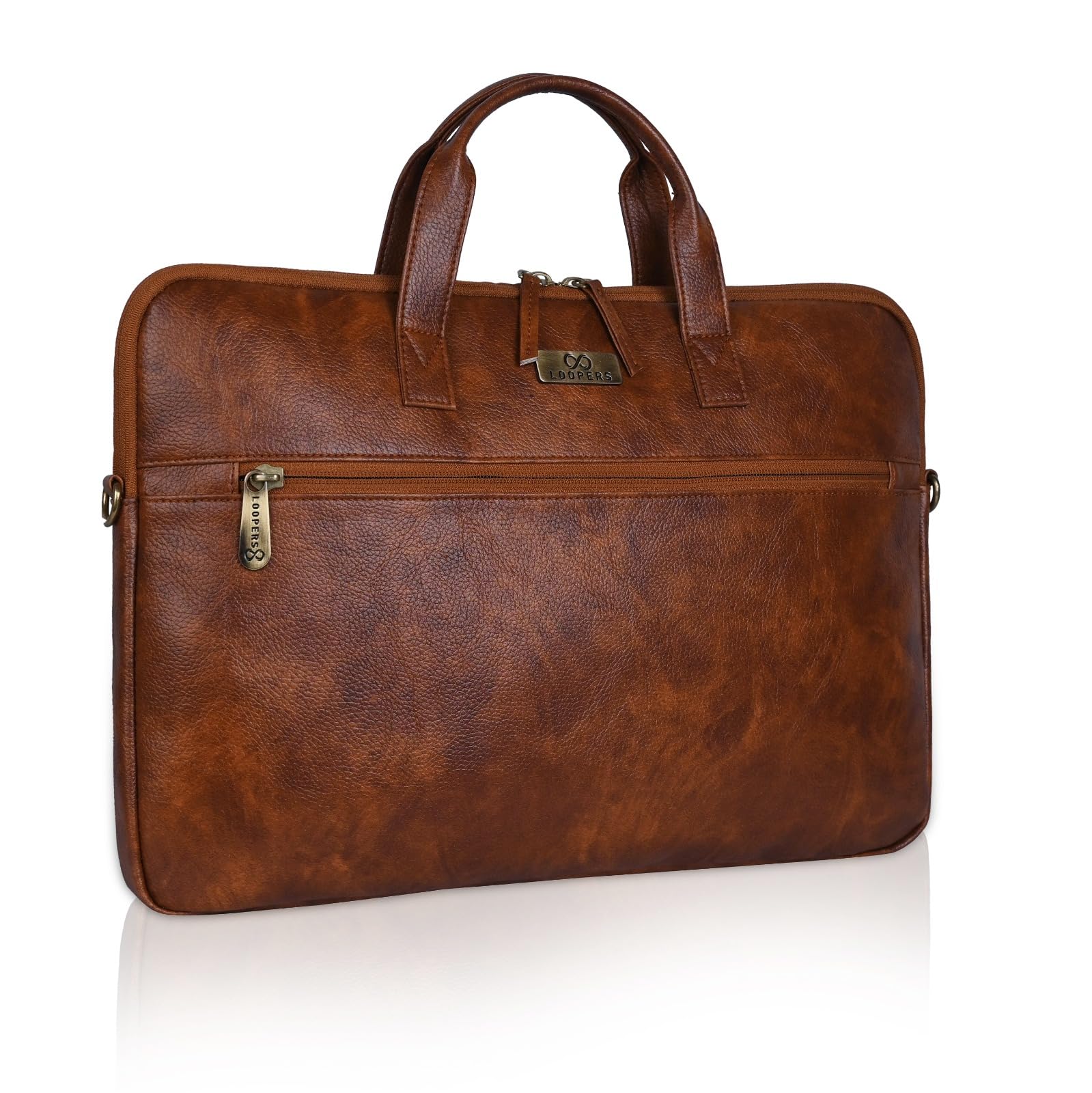 VS Club LOOPERS Laptop Sleeve Bag For Men | Vegan Faux Leather Bag fits 14/15/15.6/16 inch Laptops | Business Office Shoulder Bag Water Resistant | Crossbody Slim Sling Bag (TAN (LIGHT BROWN)) (B0CCBVRYXF) Amazon Price History, Amazon Price Tracker