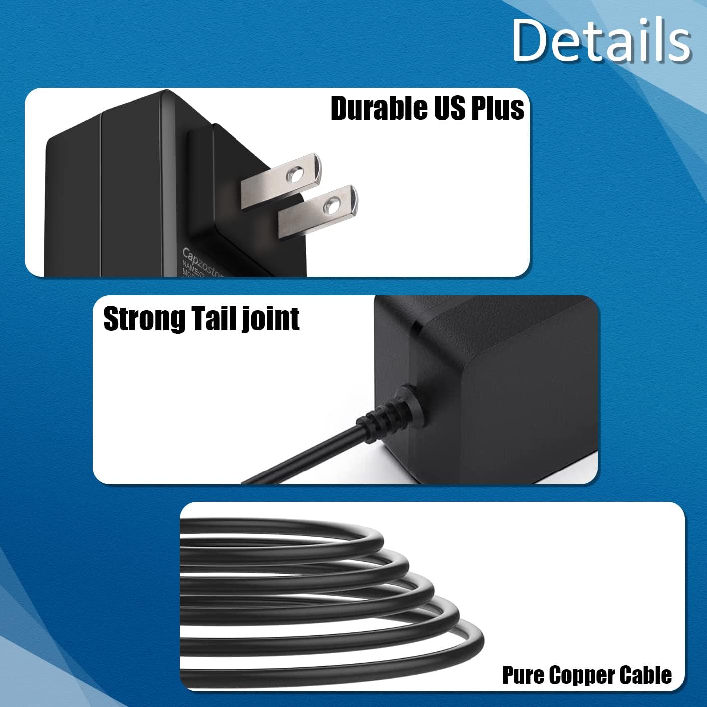 15V 3A Speaker Charger Compatible with Turtlebox Outdoor Portable Bluetooth Speaker Gen 2 Loud! and Gen 3 Replacement Audio Power Supply Cord AC Adapter - Image 6