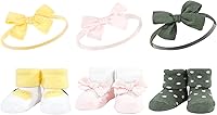 Vista 29 de Hudson Baby Conjunto de regalo de diadema y calcetines para niña