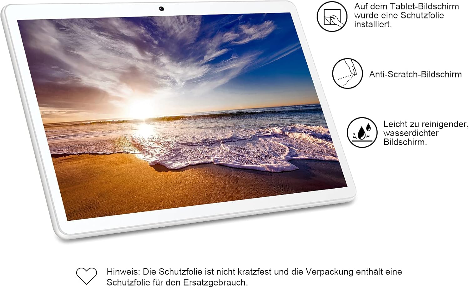 GOODTEL G3 Tablet screen protection features.