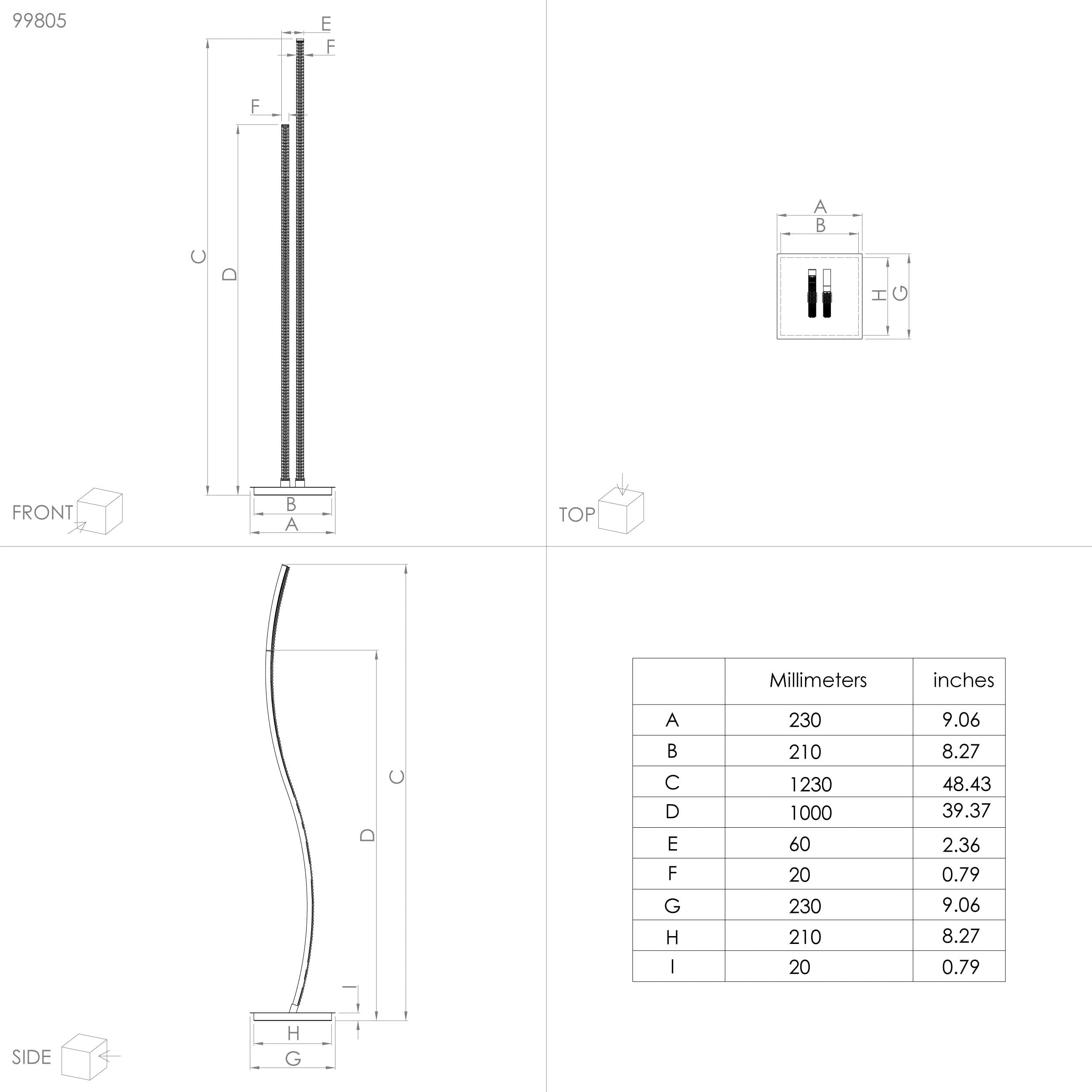 Eglo LED lámpara de pie Lejias, iluminación de metal en negro, cristal | de plástico en transparente, luz de salón, lámpara LED con interruptor de paso, blanco cálido